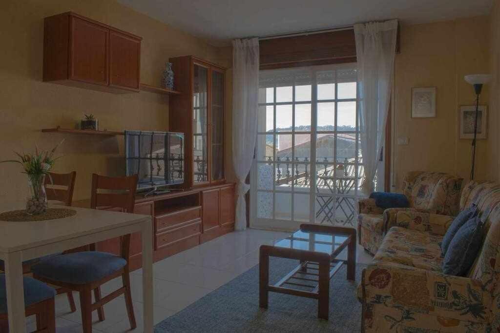 Ferienwohnung Apartamento Rodeira Vistas A La Ria Cangas Exterior foto